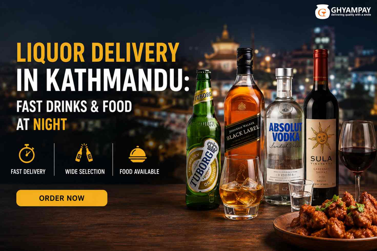 Liquor delivery in  Kathmandu